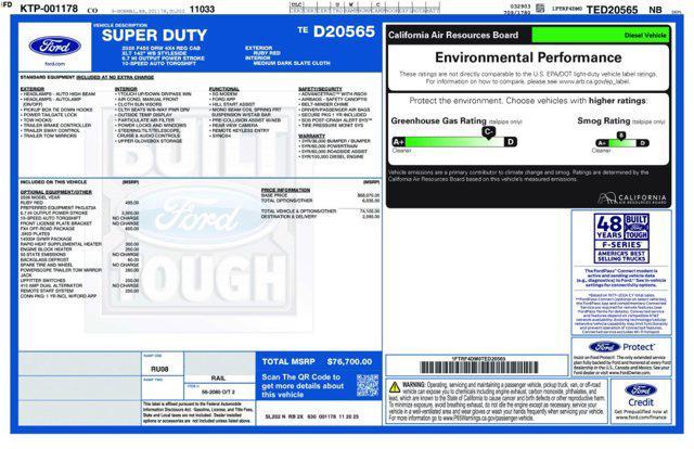 new 2026 Ford F-450 car, priced at $74,200