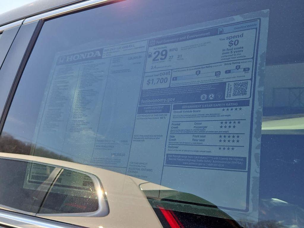 new 2026 Honda CR-V car, priced at $38,350