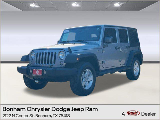 used 2018 Jeep Wrangler JK Unlimited car, priced at $14,796