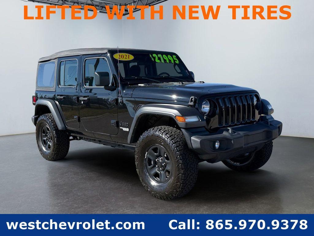 used 2021 Jeep Wrangler car, priced at $24,995