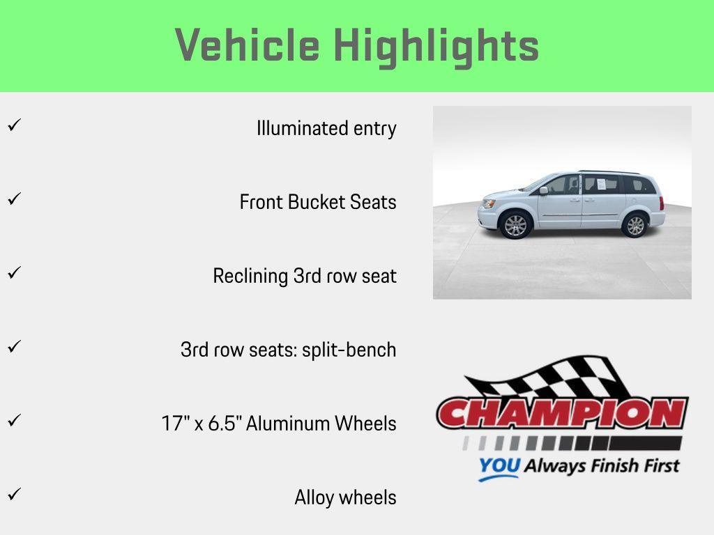 used 2016 Chrysler Town & Country car, priced at $4,954