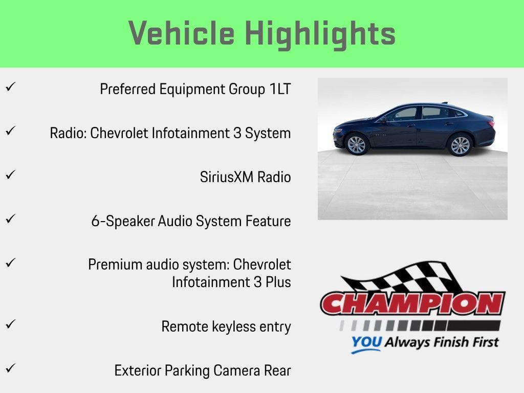 used 2022 Chevrolet Malibu car, priced at $13,954