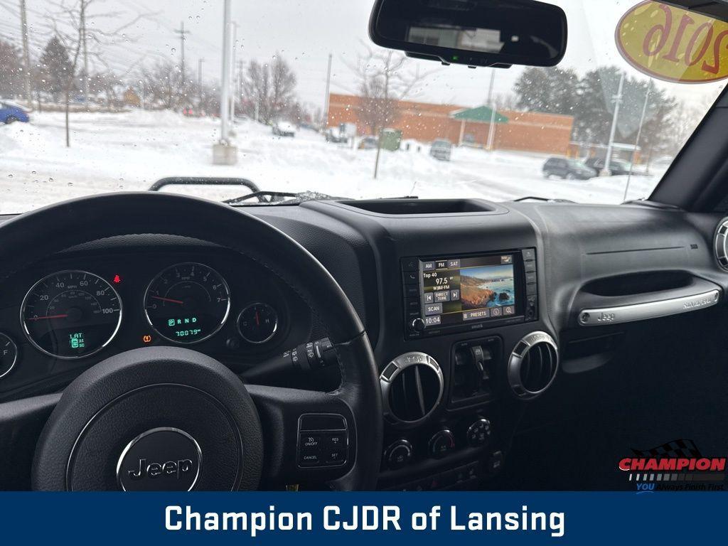 used 2016 Jeep Wrangler Unlimited car, priced at $21,954