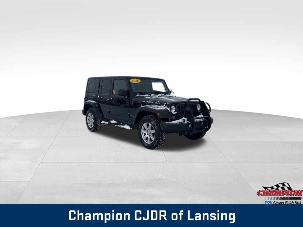 used 2016 Jeep Wrangler Unlimited car, priced at $21,954