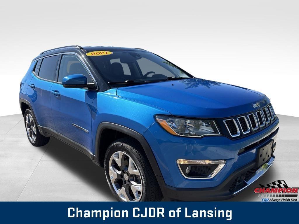 used 2021 Jeep Compass car, priced at $14,954