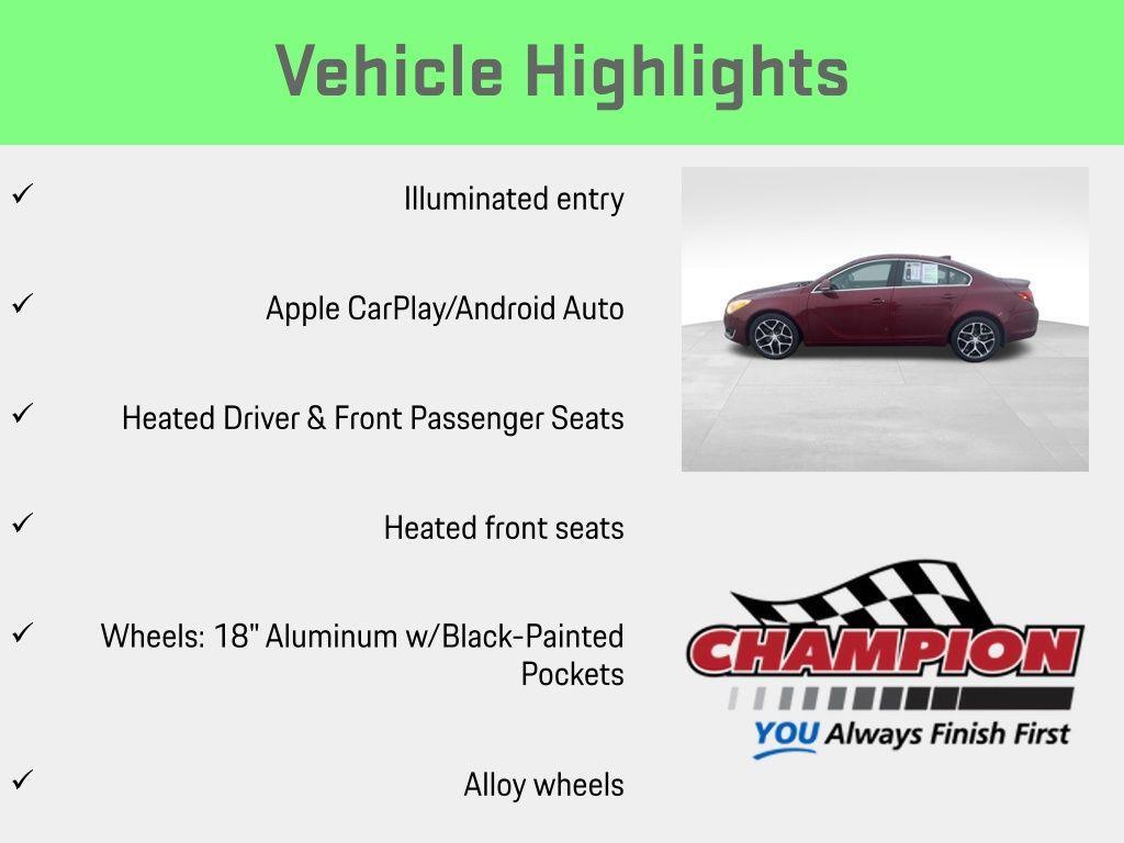 used 2017 Buick Regal car, priced at $10,554