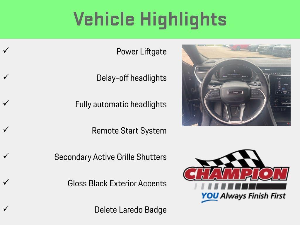 used 2022 Jeep Grand Cherokee car, priced at $25,487