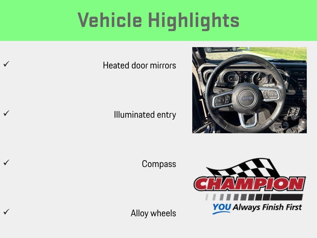 used 2021 Jeep Wrangler Unlimited car, priced at $34,100