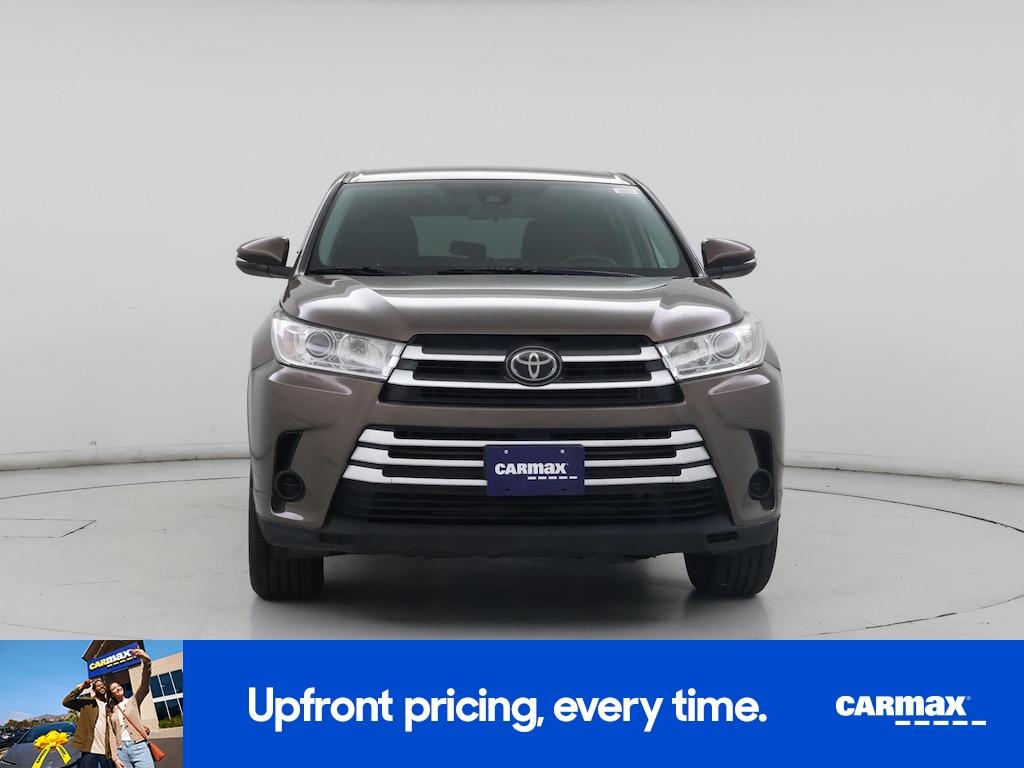 used 2019 Toyota Highlander car, priced at $17,998