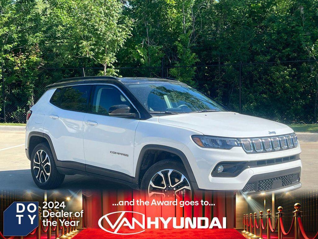 used 2022 Jeep Compass car, priced at $23,499