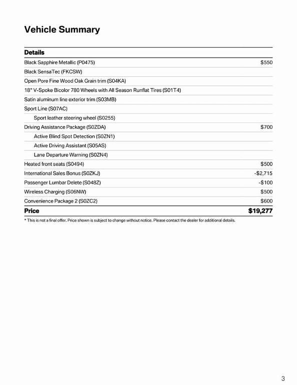 used 2021 BMW 330 car, priced at $17,632