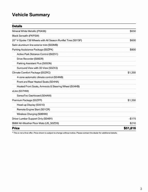 used 2023 BMW X5 car, priced at $48,480