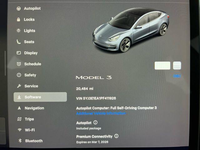 used 2023 Tesla Model 3 car, priced at $24,996
