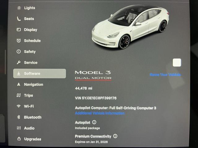 used 2023 Tesla Model 3 car, priced at $30,996