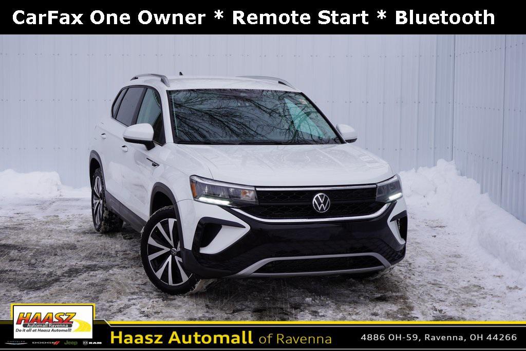 used 2023 Volkswagen Taos car, priced at $18,500