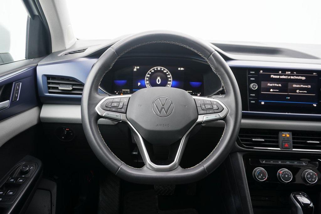 used 2023 Volkswagen Taos car, priced at $18,500
