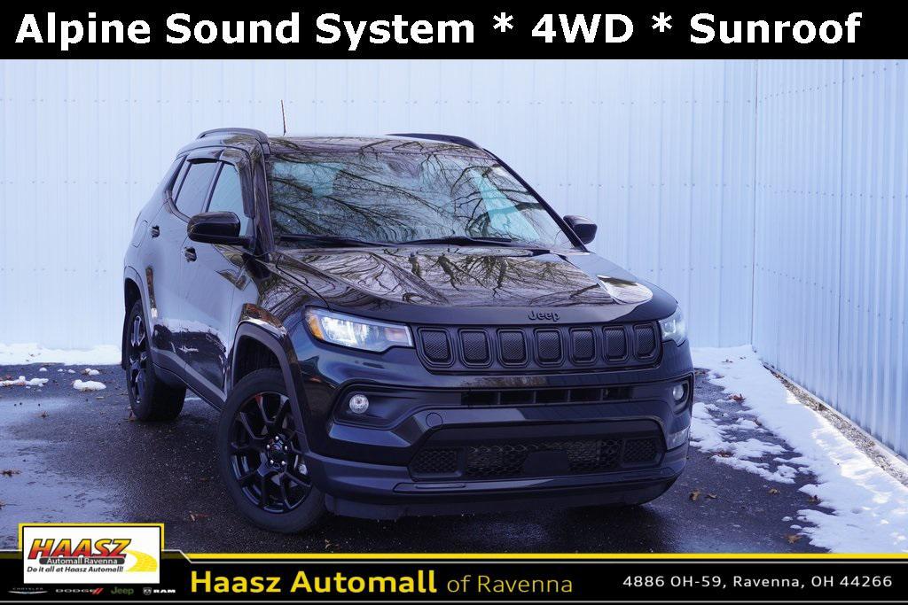 used 2022 Jeep Compass car, priced at $18,000