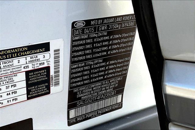 used 2015 Land Rover Range Rover car, priced at $17,247