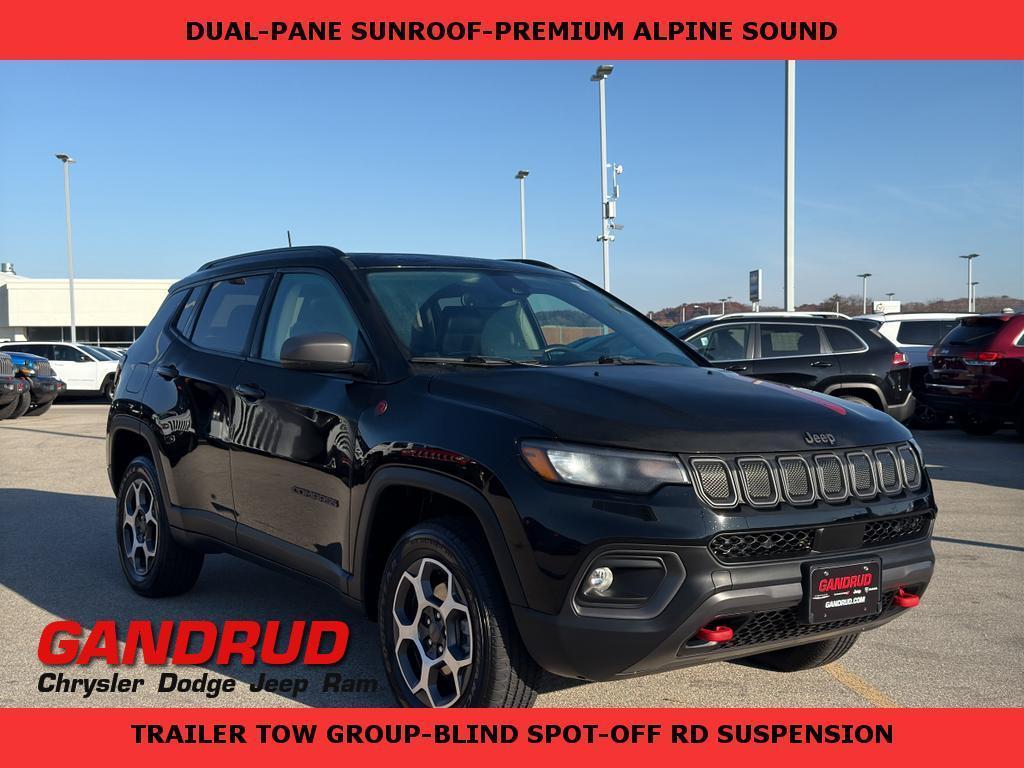 used 2022 Jeep Compass car, priced at $23,995