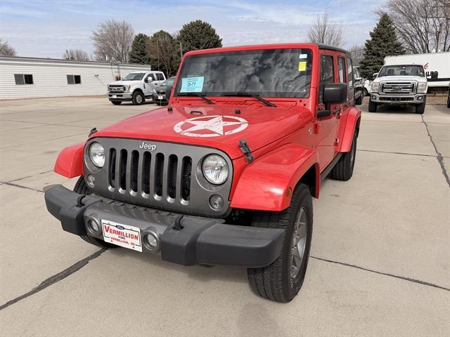 used 2015 Jeep Wrangler Unlimited car, priced at $17,490