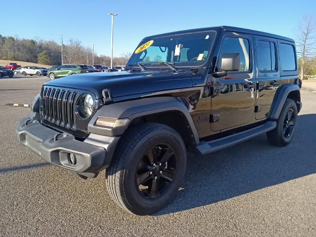 used 2021 Jeep Wrangler Unlimited car, priced at $29,991