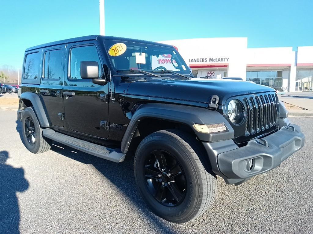 used 2021 Jeep Wrangler Unlimited car, priced at $29,991