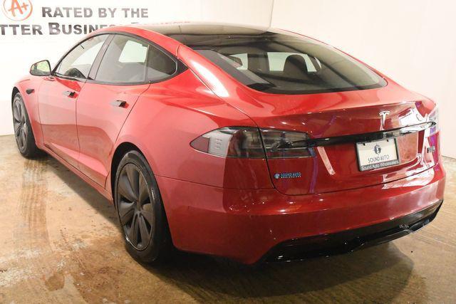 used 2021 Tesla Model S car, priced at $37,995