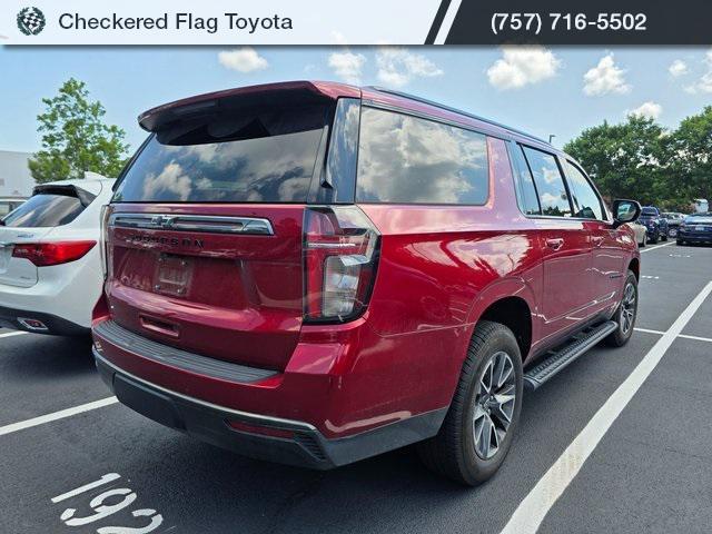 2021 Cherry Red Tintcoat Chevrolet Suburban