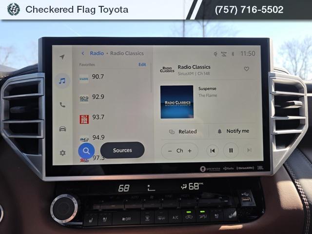 used 2024 Toyota Tundra Hybrid car, priced at $54,888