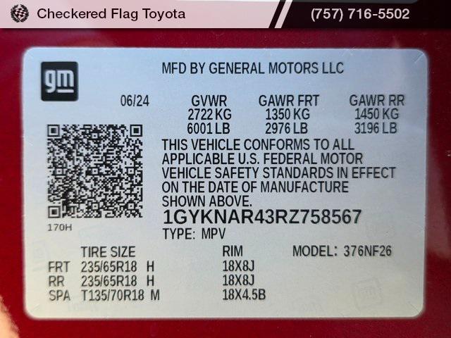 used 2024 Cadillac XT5 car, priced at $31,590