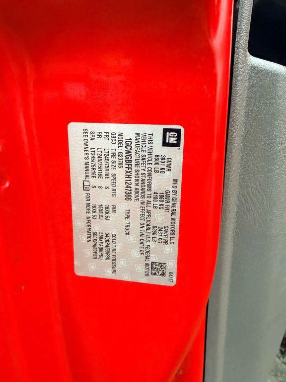 used 2017 Chevrolet Express 2500 car, priced at $11,499