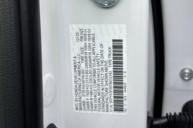 new 2026 Honda Ridgeline car, priced at $46,145