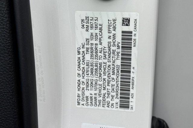 new 2026 Honda CR-V car, priced at $35,890
