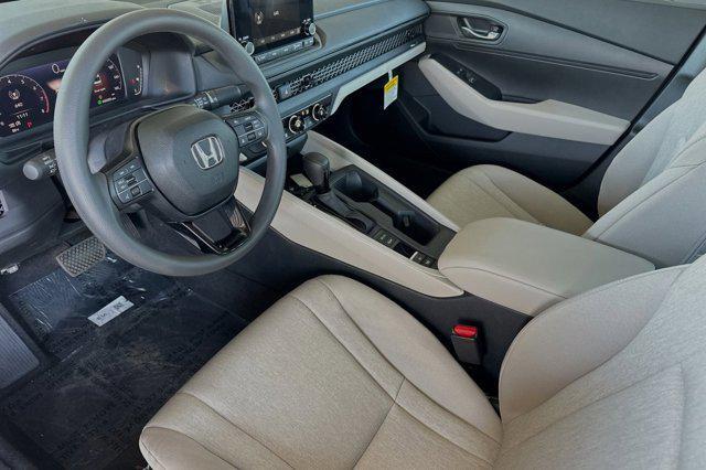 new 2025 Honda Accord car, priced at $29,490