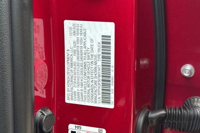 new 2026 Honda Ridgeline car, priced at $45,345