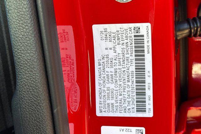 new 2026 Honda Civic Si car