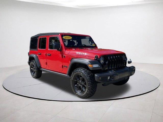 used 2023 Jeep Wrangler car, priced at $29,899