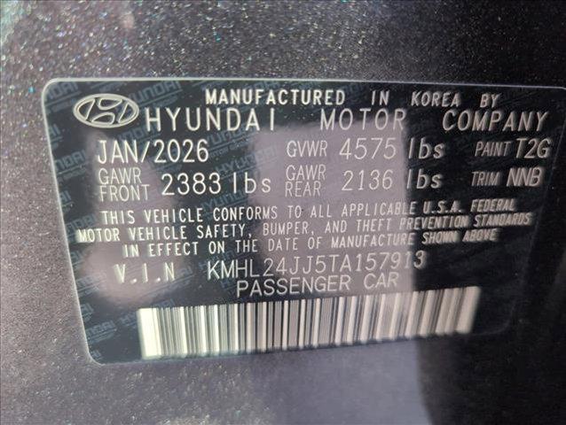 new 2026 Hyundai Sonata Hybrid car, priced at $29,799