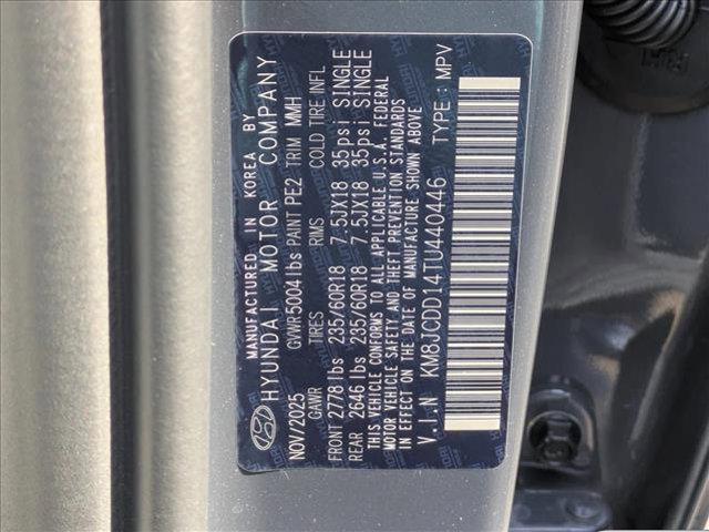 new 2026 Hyundai TUCSON Hybrid car, priced at $37,425