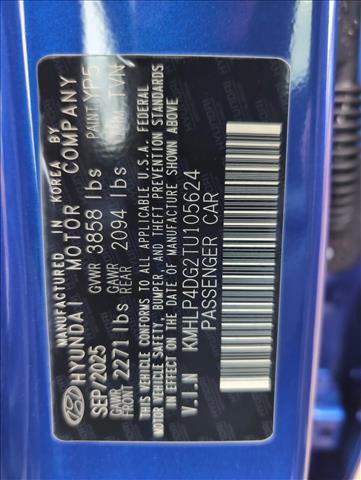 new 2026 Hyundai Elantra car, priced at $28,340