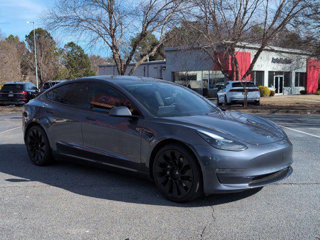 used 2022 Tesla Model 3 car, priced at $23,999