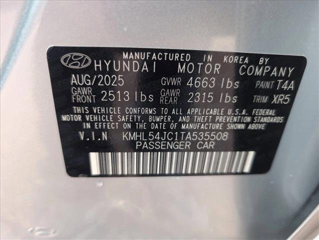 new 2026 Hyundai Sonata car, priced at $34,999