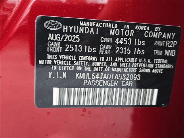 new 2026 Hyundai Sonata car, priced at $30,308