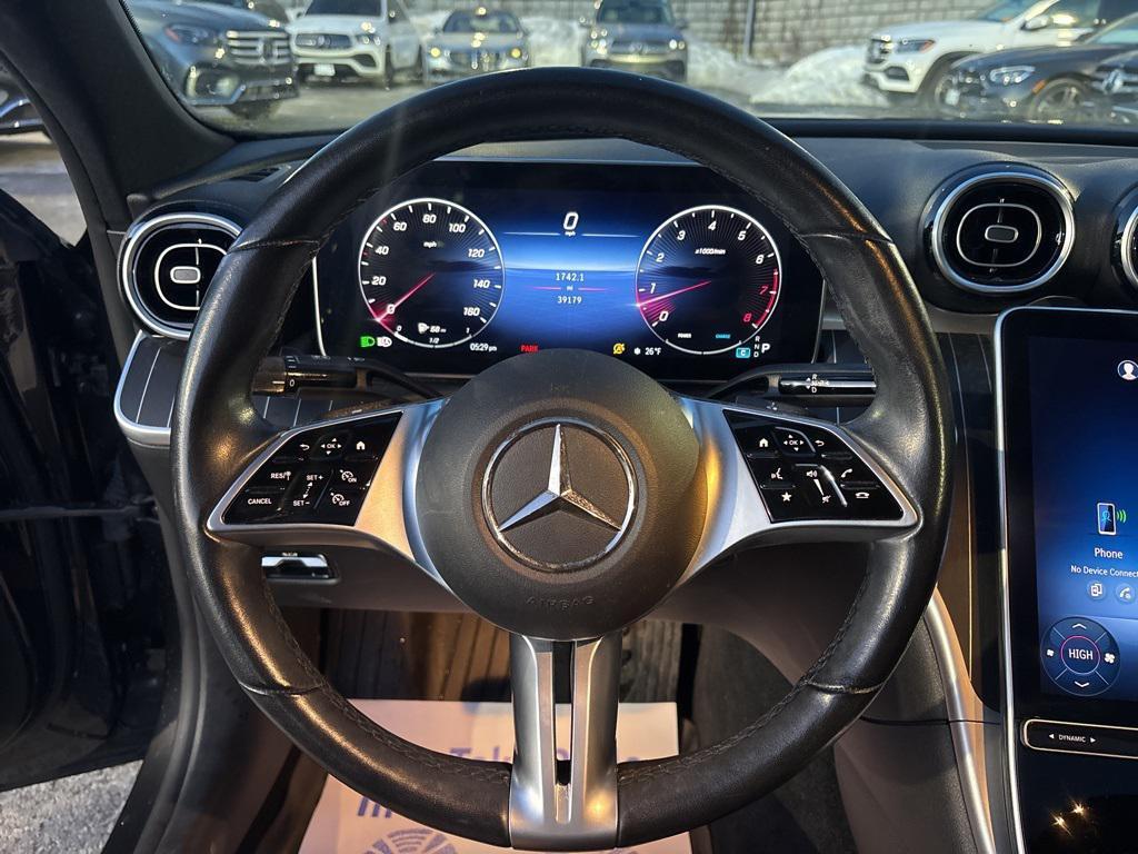 used 2023 Mercedes-Benz C-Class car, priced at $34,949