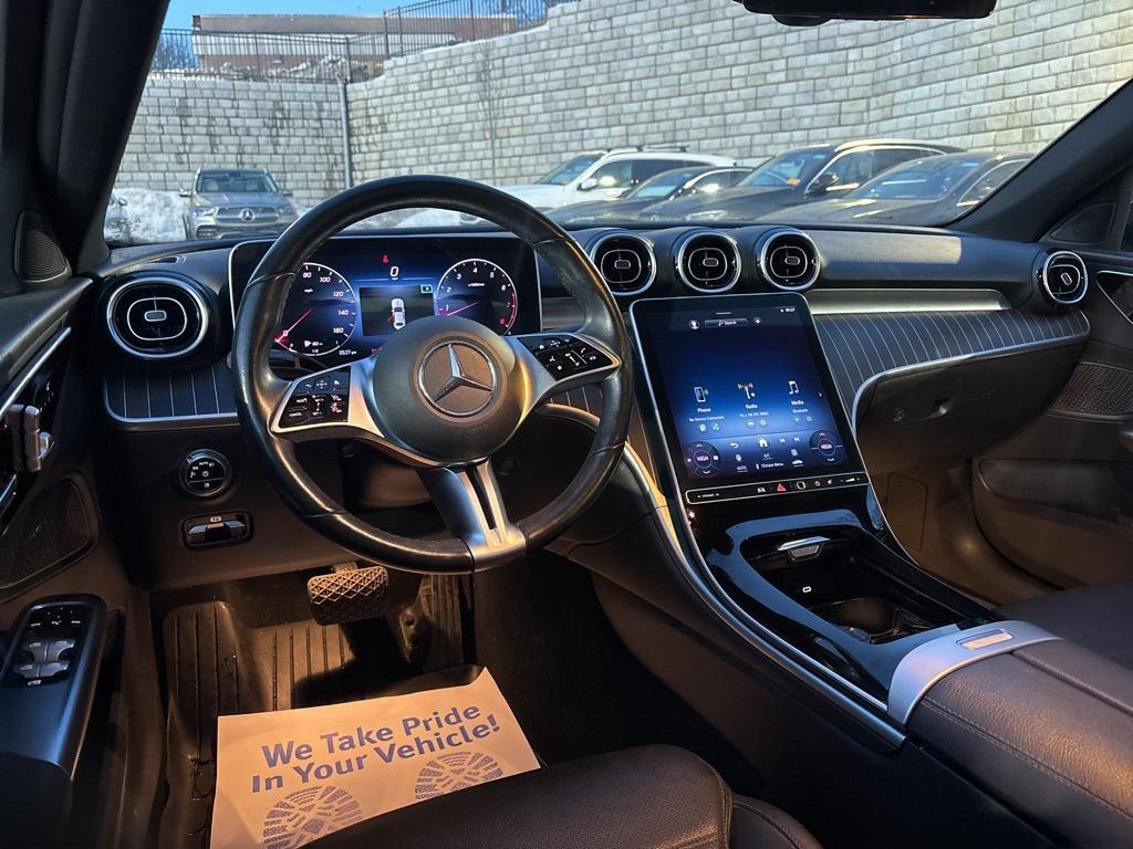 used 2023 Mercedes-Benz C-Class car, priced at $34,949