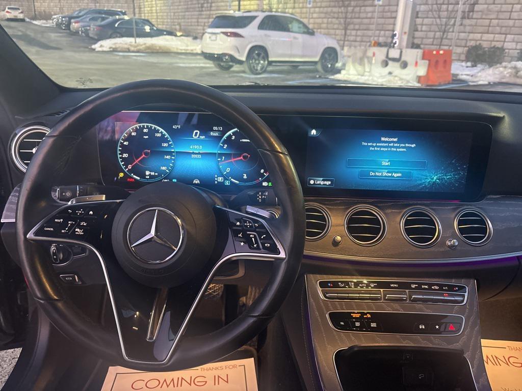 used 2021 Mercedes-Benz E-Class car, priced at $37,999