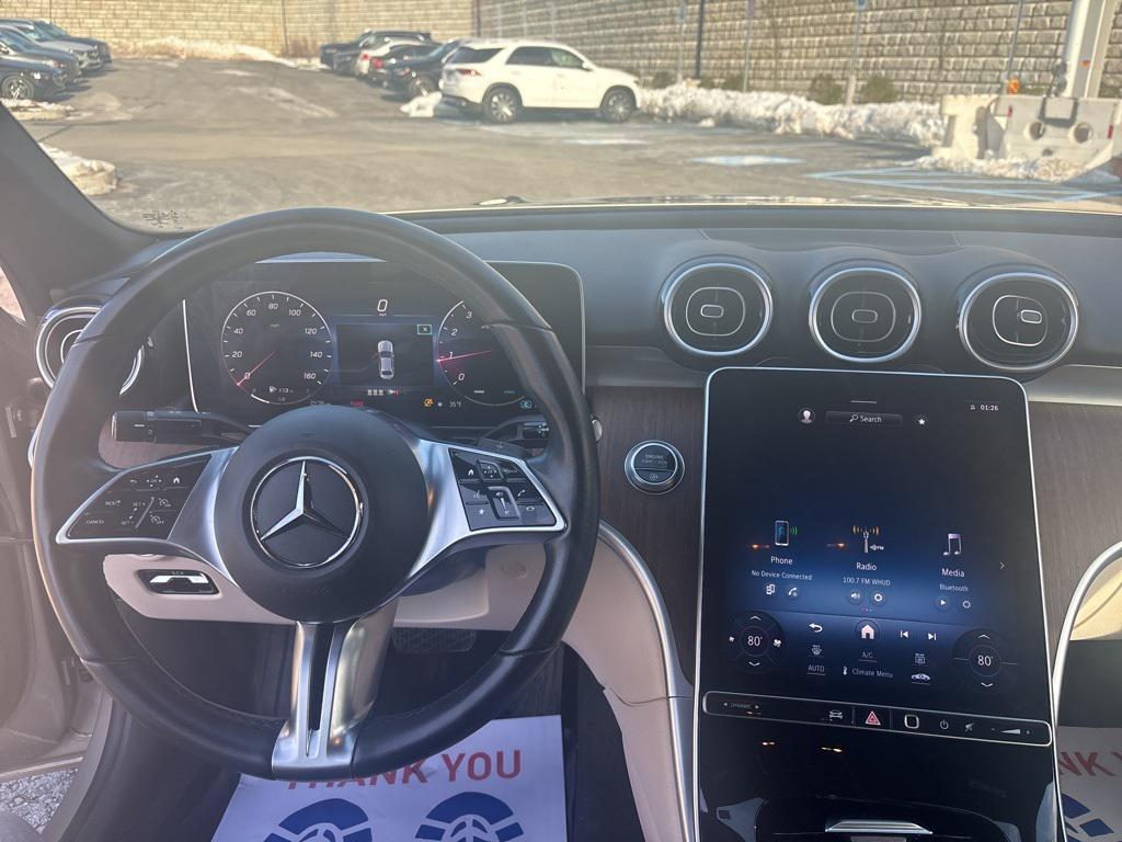used 2023 Mercedes-Benz C-Class car, priced at $35,641