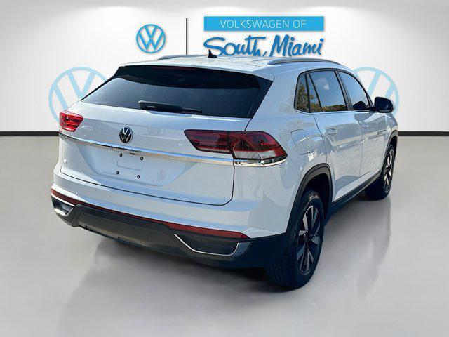 used 2022 Volkswagen Atlas Cross Sport car, priced at $18,876
