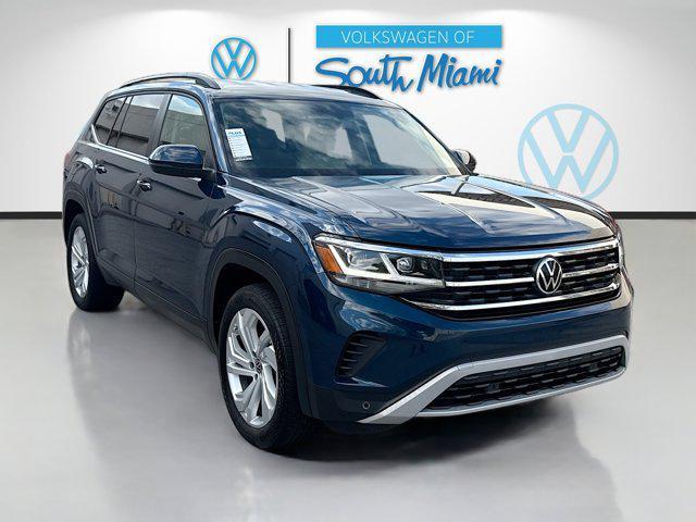 used 2022 Volkswagen Atlas car, priced at $20,835