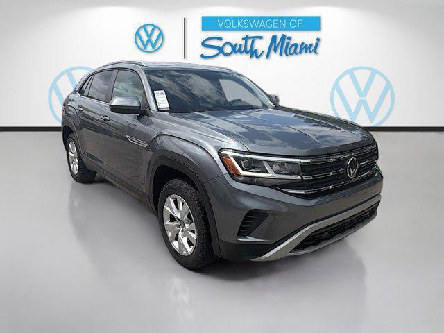 used 2021 Volkswagen Atlas Cross Sport car, priced at $17,898